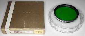 Goyo 49mm G (X1) green Filter