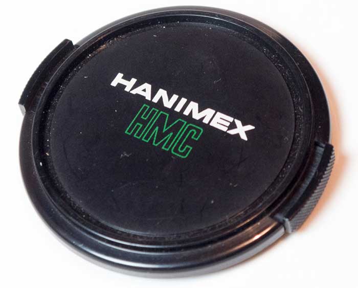 Hanimex 49mm plastic clip-on Front Lens Cap
