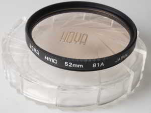 Hoya 52mm HMC 81A warm Filter