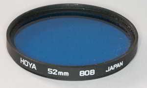 Hoya 52mm 80B Blue Filter