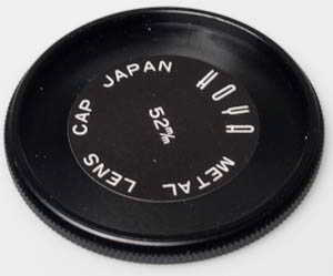 Hoya 52mm metal screw on Front Lens Cap