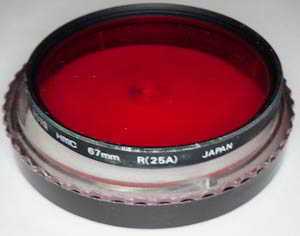 Hoya 67mm HMC R 25A red Filter