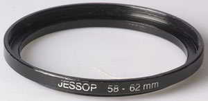 Jessops 58-62mm Stepping ring