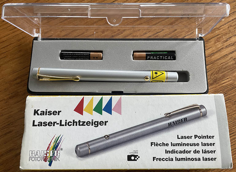 Kaiser Laser Pointer 2316 Projection