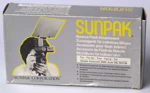 Sunpak Autozoom 3 Bounce flash Attachment Flash accessory