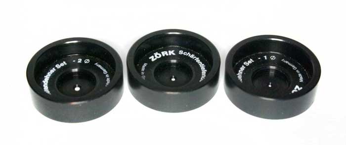 Zork Pinhole Set 1, 1.5, and 2mm Lens adaptor