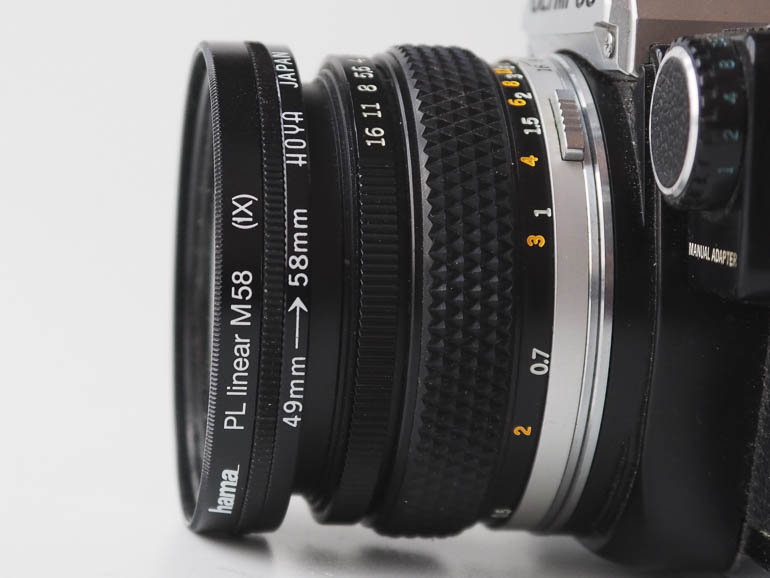 Stepping Ring on a lens Stepping Ring on a lens