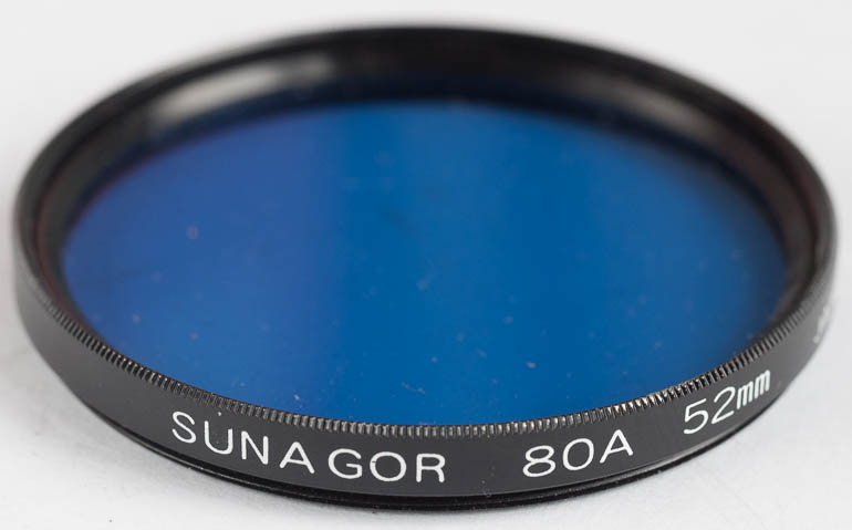 Sunagor 52mm 80A blue Filter