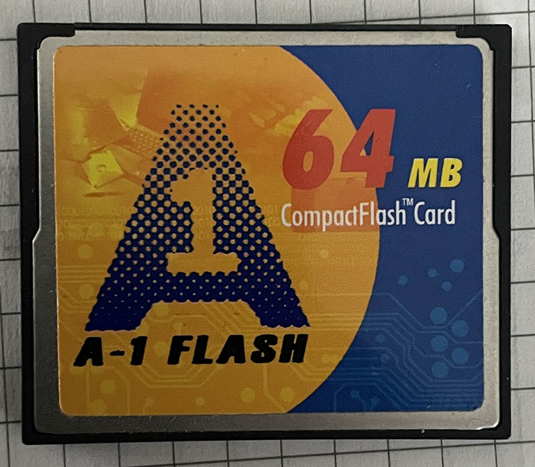 Unbranded 64MB CompactFlash  Memory card