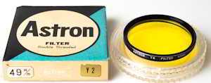 Astron 49mm Y2 Filter