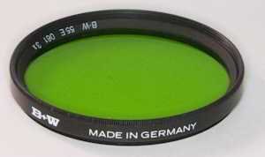 Second hand B+W 55mm Green G 061 (3x)