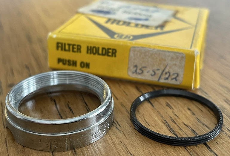 Second hand BDB 25.5mm 22mm push on filter holder