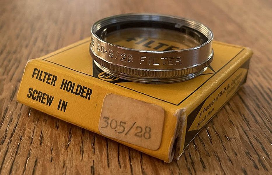 30.5mm 28mm UV filter holder