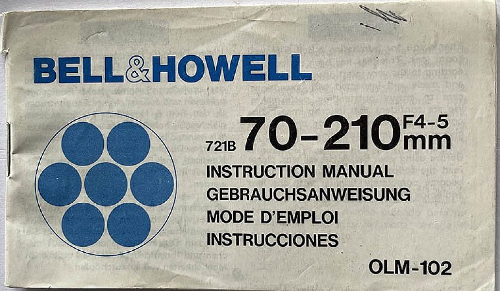 Used Bell & Howell 70-210mm f/4-5