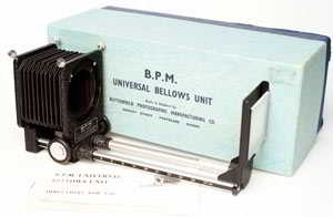 BPM Universal Bellows 2nd Series with black scale Bellows