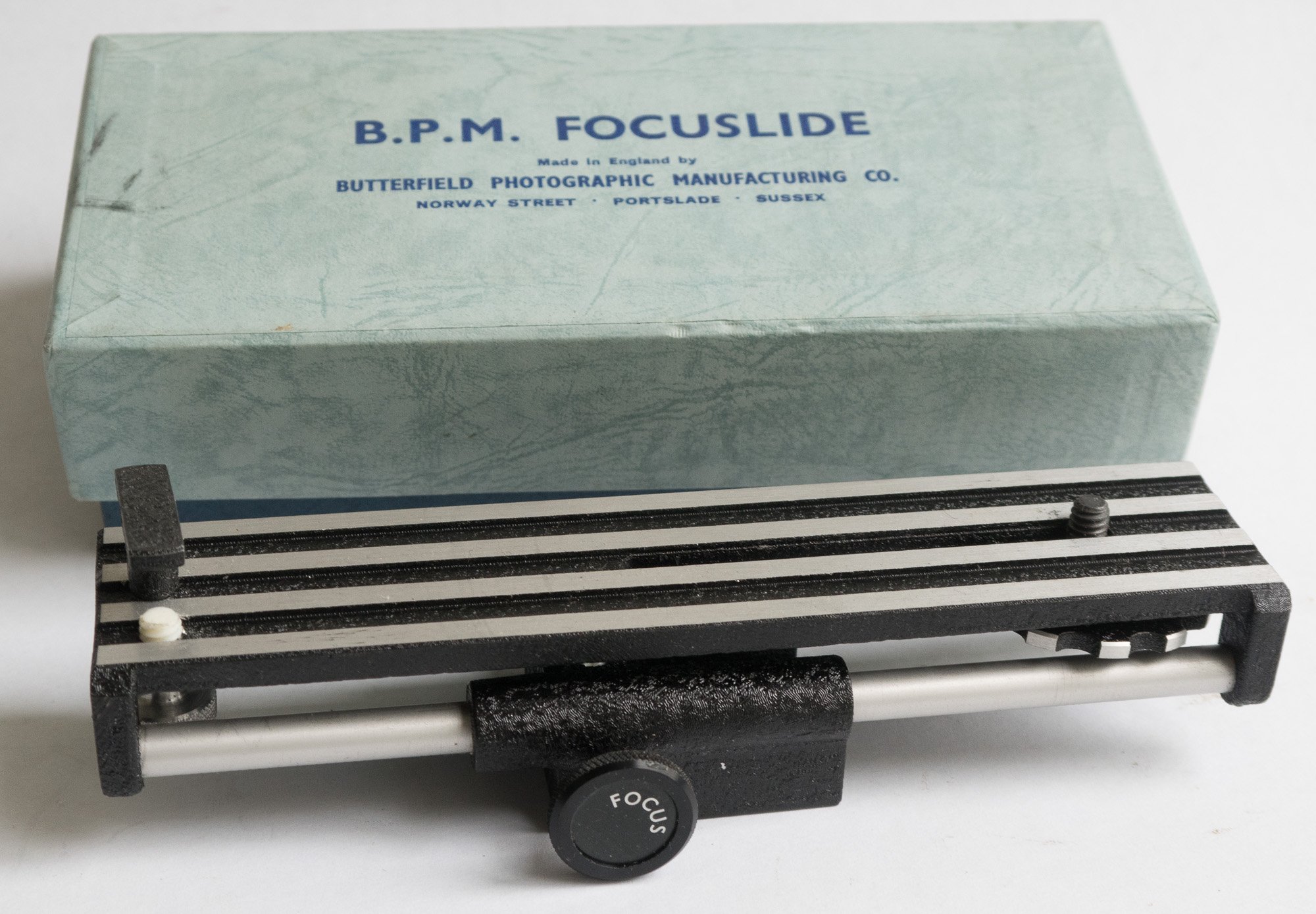 Pre-owned BPM Focuslide - Macro Focusing Rail (boxed)