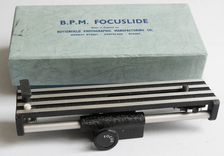 BPM Focuslide - Macro Focusing Rail (boxed) Bellows Accessory