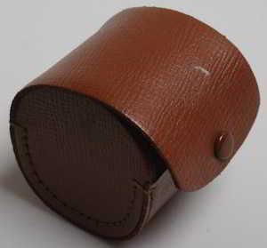 Unbranded Brown 4.5cm Converter Lens case