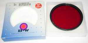 B+W 72mm MRC 091 Dark Red (8x) Filter