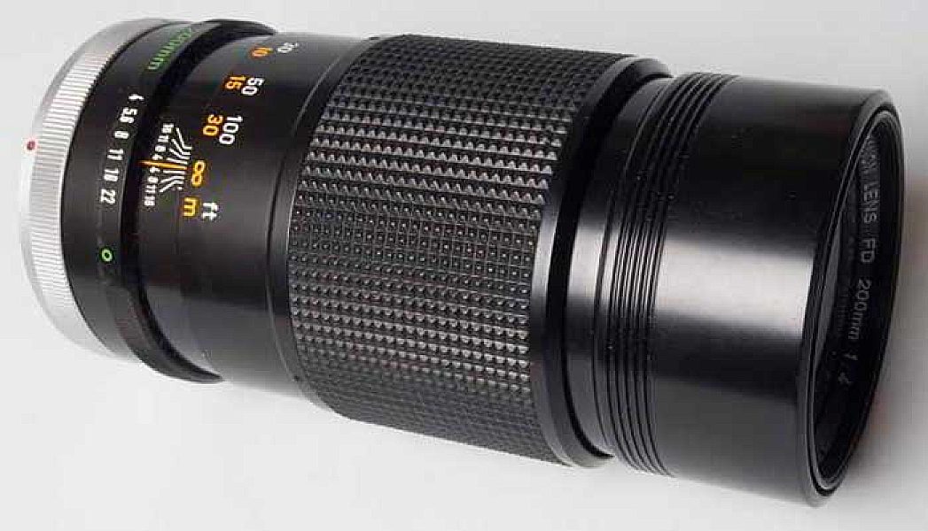 Second hand Canon 200mm f/4 FD BL