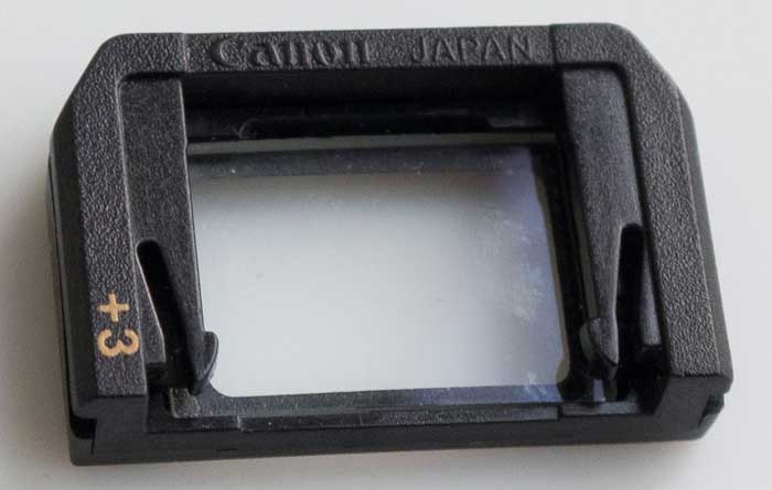 Canon Dioptric Adjustment Lens S +3 Viewfinder attachment
