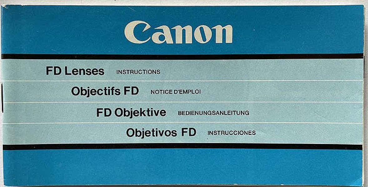 Second hand Canon FD Lenses