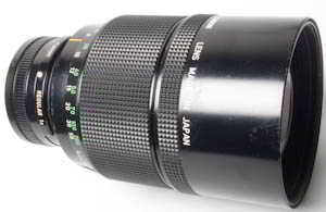 Canon 500mm f/8 FD Reflex  35mm interchangeable lens