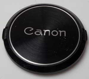Canon 55mm clip on plastic Front Lens Cap