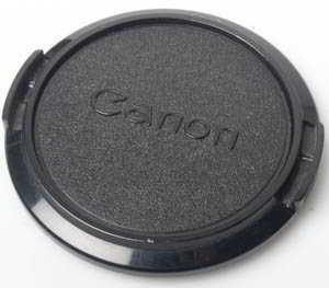 Canon 55mm FD clip on plastic Front Lens Cap