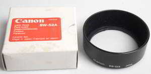 Canon BW-52A boxed Lens hood