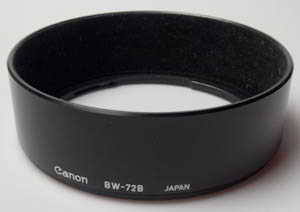 Canon BW-72B Lens hood
