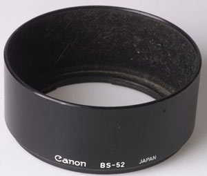 Canon BS-52 Lens hood