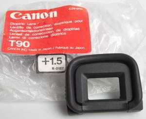Canon T90 Dioptric Lens +1.5 Eyesight correction 