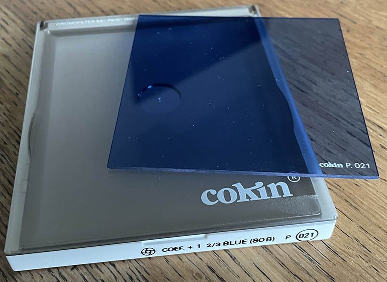 Used Cokin P 021 80B Blue +1 2/3