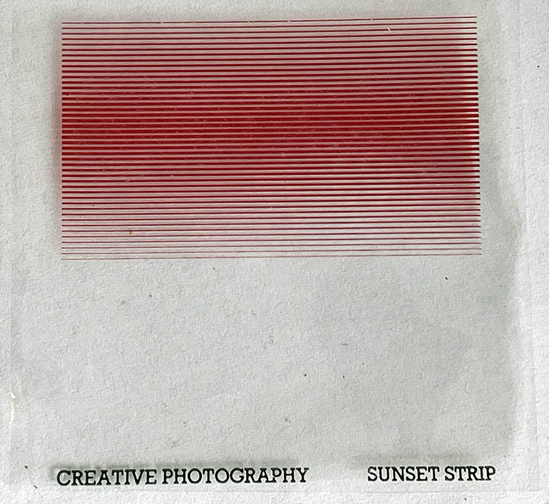 Creative Photography Sunset Strip A-series