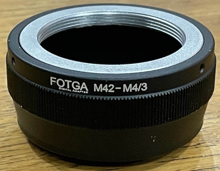 Micro four thirds to M42 adaptor 