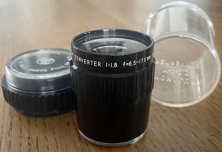 Pre-owned Fujica Fujinon Wide Zoom Converter 6.5-17.5mm f/1.8