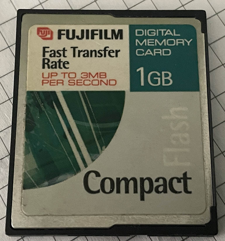 Fujifilm 1GB CompactFlash  Memory card