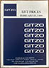 Gitzo Price List 1999 (Leaflets & Brochures) £2.00