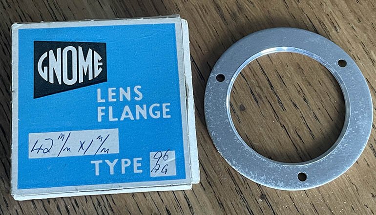 Second hand Gnome 42mm lens flange