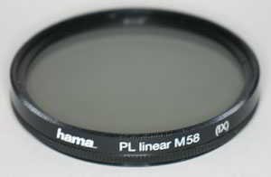 Pre-owned Hama 58mm Linear polarising