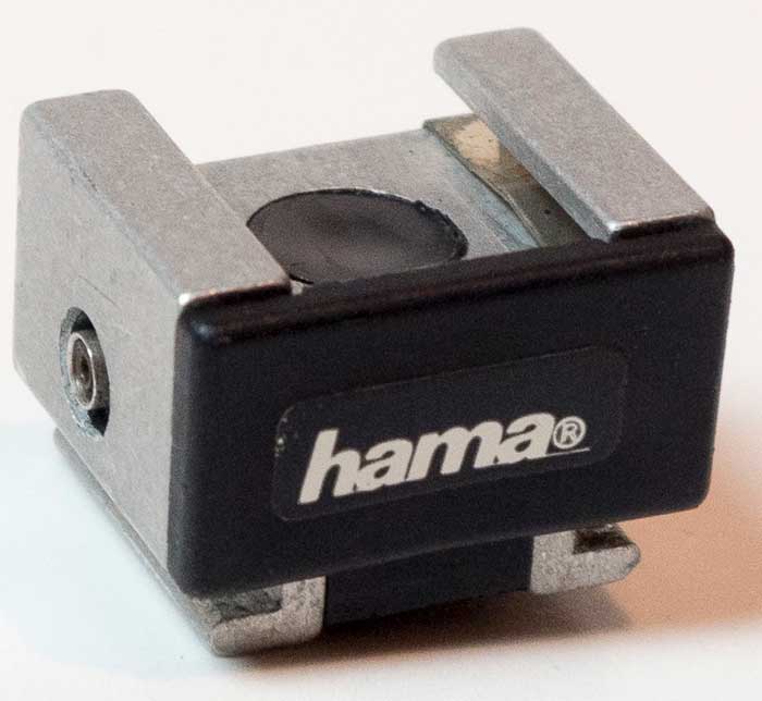 Hama hot shoe to PC adaptor Flash accessory