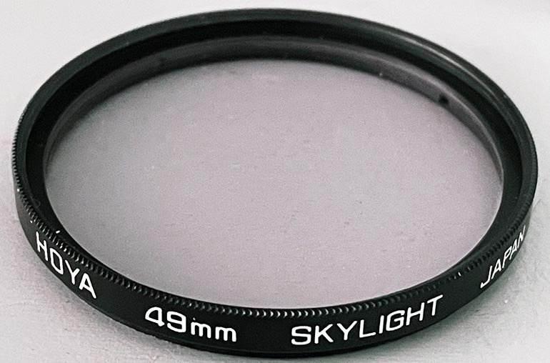 Used Hoya 49mm Skylight