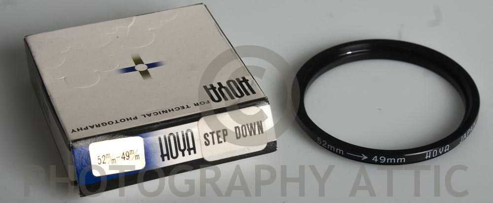 Hoya 52-49mm  Stepping ring