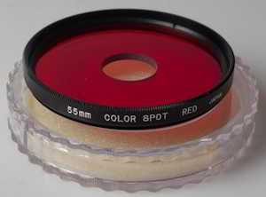 Hoya 55mm Color Spot Red Filter