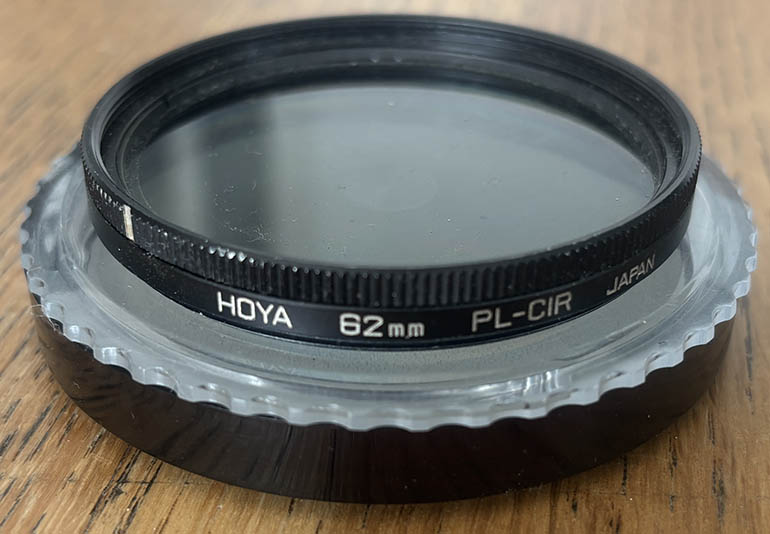 Hoya 62mm circular polarising Filter