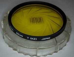 Pre-owned Hoya 62mm Y (K2) yellow