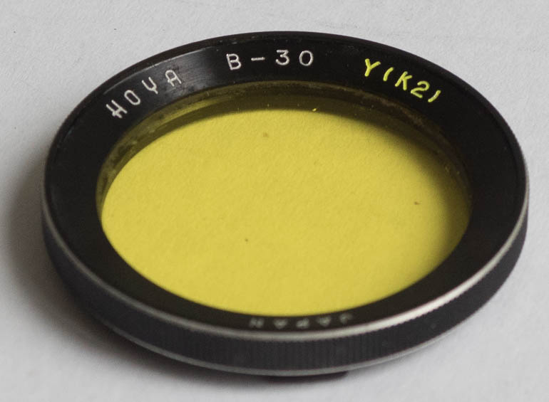 Hoya B30 Yellow Y(K2) Filter