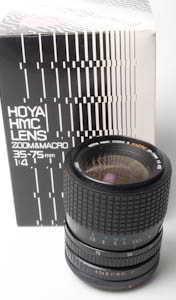Hoya 35-75mm f/4 Canon FD 35mm interchangeable lens