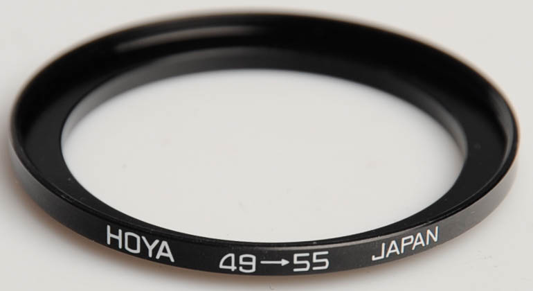 Hoya 49-55mm  Stepping ring